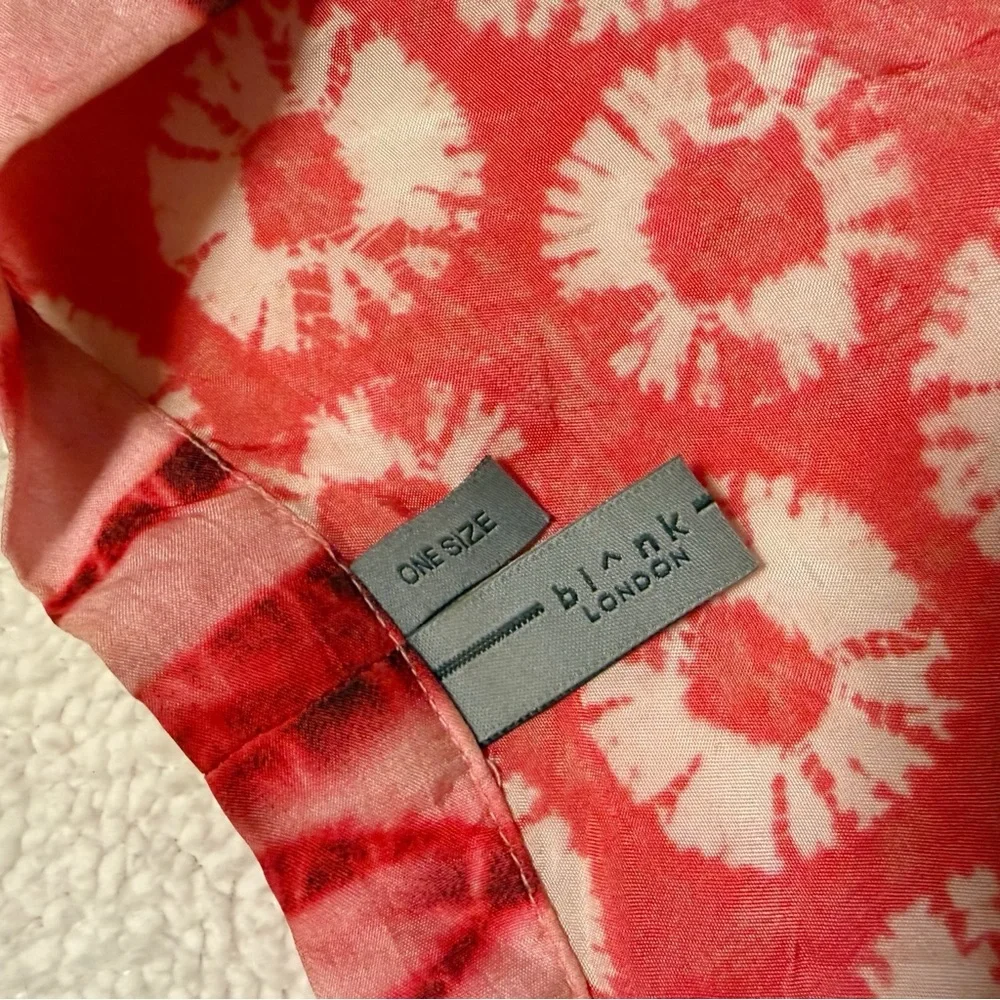 Bl-nk Anthropologie Lia Shibori Pink & Red Tie Dye Kimono Cardigan - Picture 13 of 13